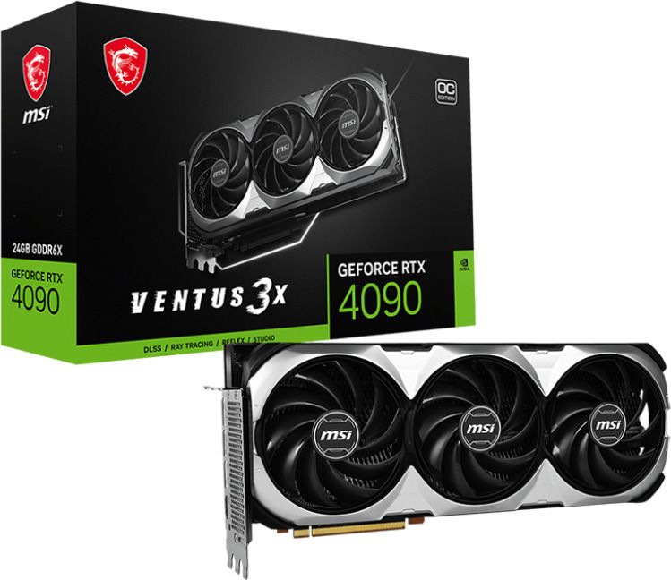 MSI GeForce RTX 4090 VENTUS 3X 24GB OC GDDR6X 384bit PCIe 5.0 3xDP 1xHDMI